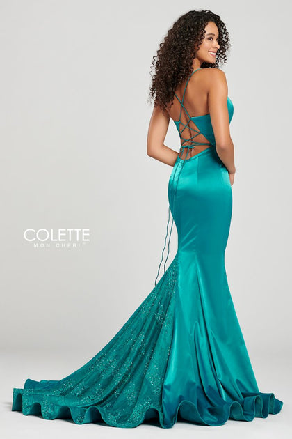 COLETTE Teal Prom Dress by at XO Sophia\'s
