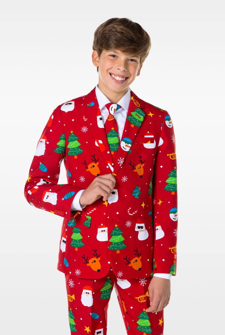 TEEN BOYS Festivity Red Tux or Suit