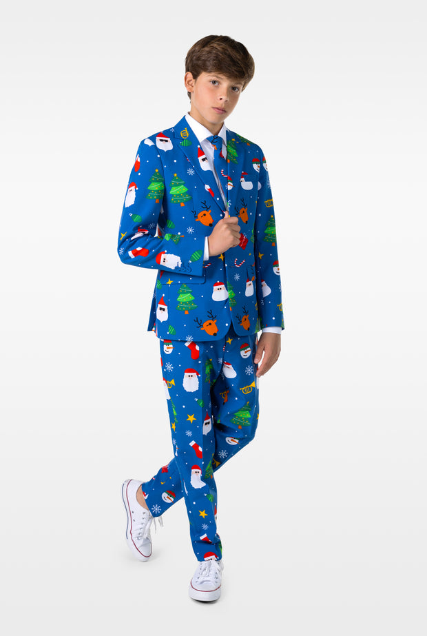 TEEN BOYS Festivity Blue Tux or Suit