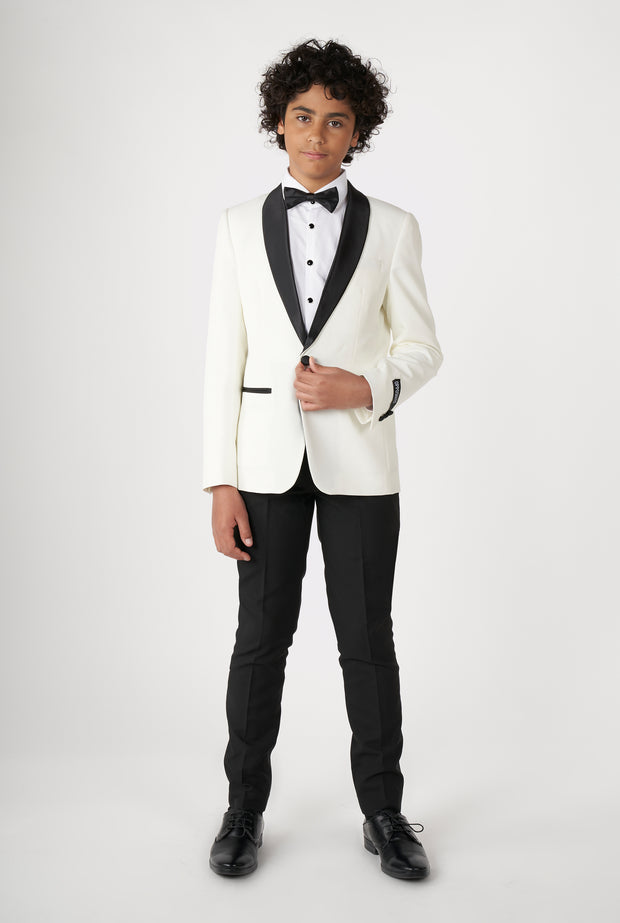 TEEN BOYS Pearly White Tux or Suit