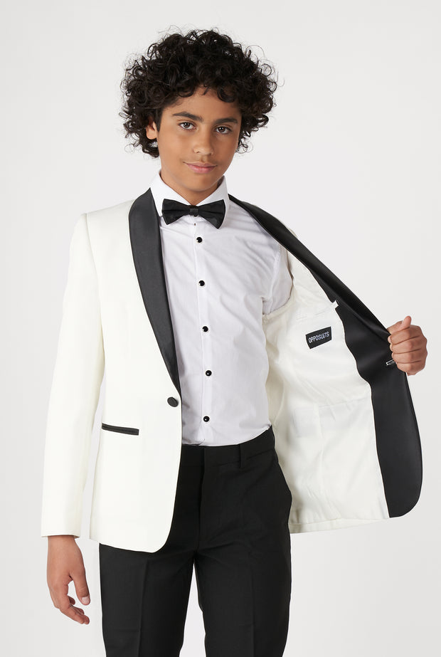 TEEN BOYS Pearly White Tux or Suit