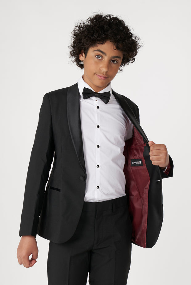 TEEN BOYS Jet Set Black Tux or Suit