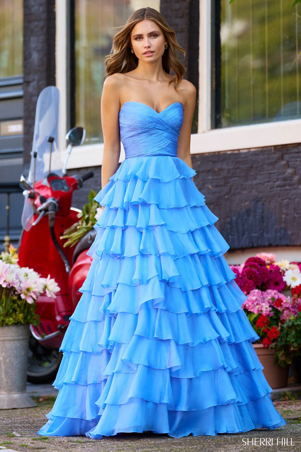 Sherri Hill 56346 Periwinkleprom Dress at XO by Sophia s 56346 Peacock 4